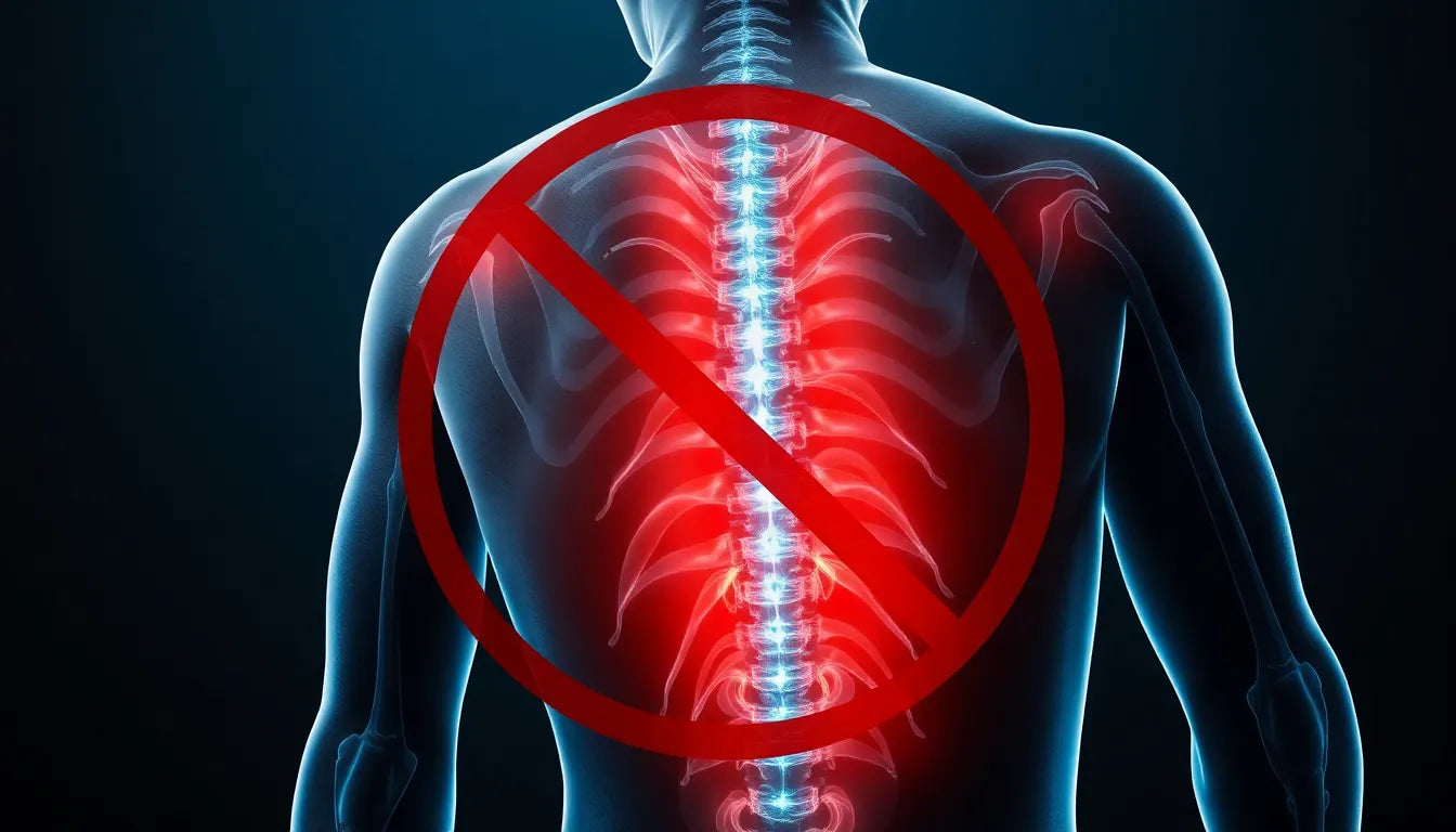 Hoste og ondt i ryggen: Sådan finder du lindring - Illustration