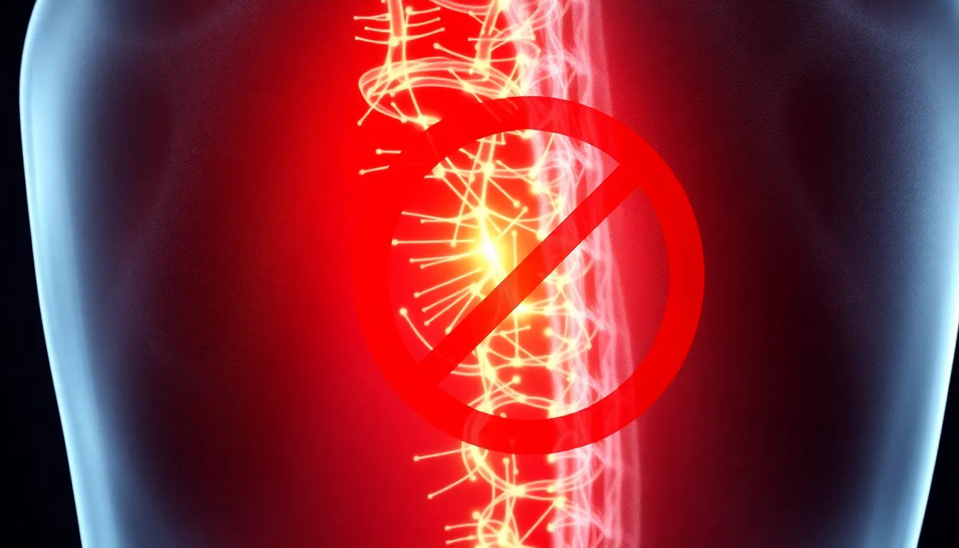 Zeg vaarwel tegen pijn in de onderste linkerkant van de rug - Illustration