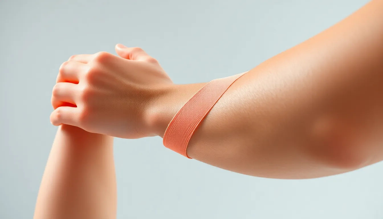 Verlicht polspijn: ontdek de kracht van tape bij tendinitis - Illustration