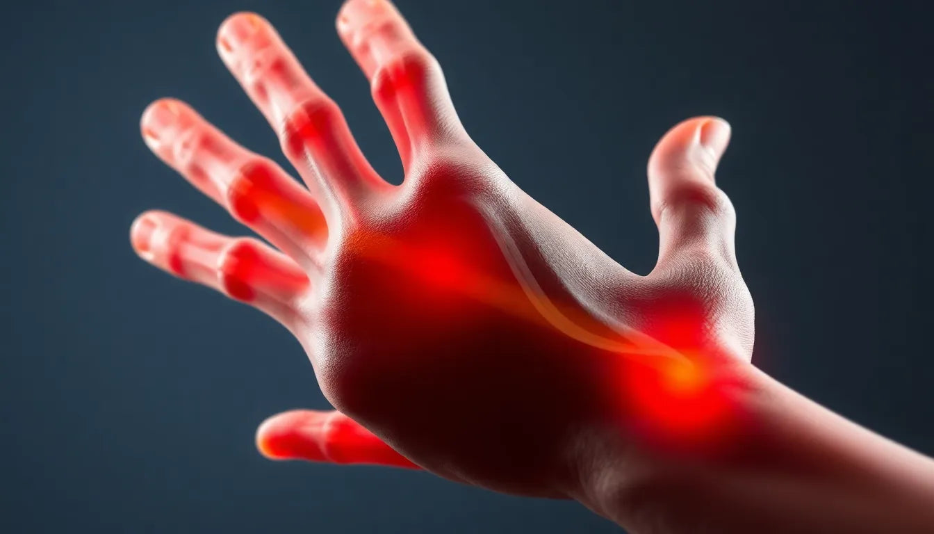 Pludselige smerter i hånden: ontdek de verborgen oorzaken en oplossingen - Illustration