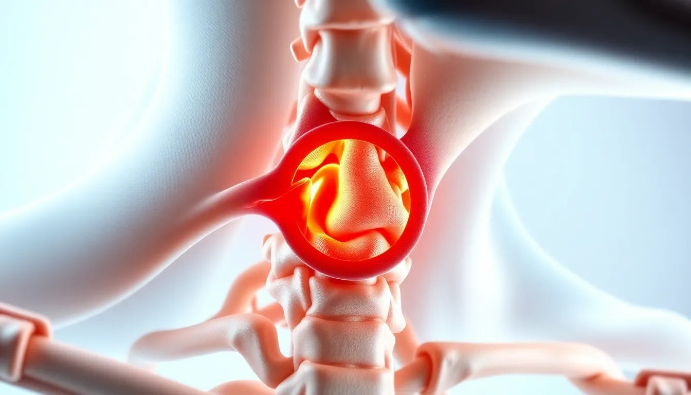 Ontdek de stille signalen van hernia c6-c7 symptomen en krijg grip op je pijn - Illustration