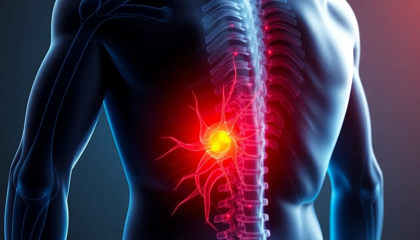 Ontdek de verborgen oorzaken van ondt i lænden højre side en hoe je verlichting vindt - Illustration