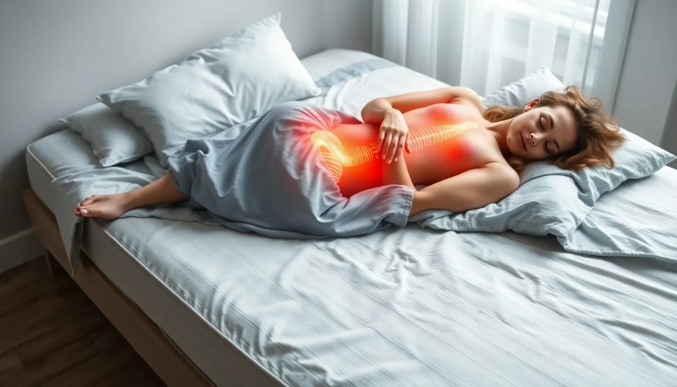 Ontdek de geheimen van pijnvrij slapen met ischias - Illustration