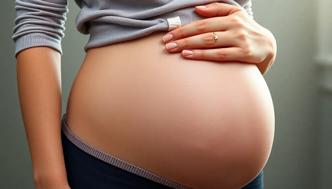 Gravid uge 36: verlichting voor lage rugpijn in zicht - Illustration