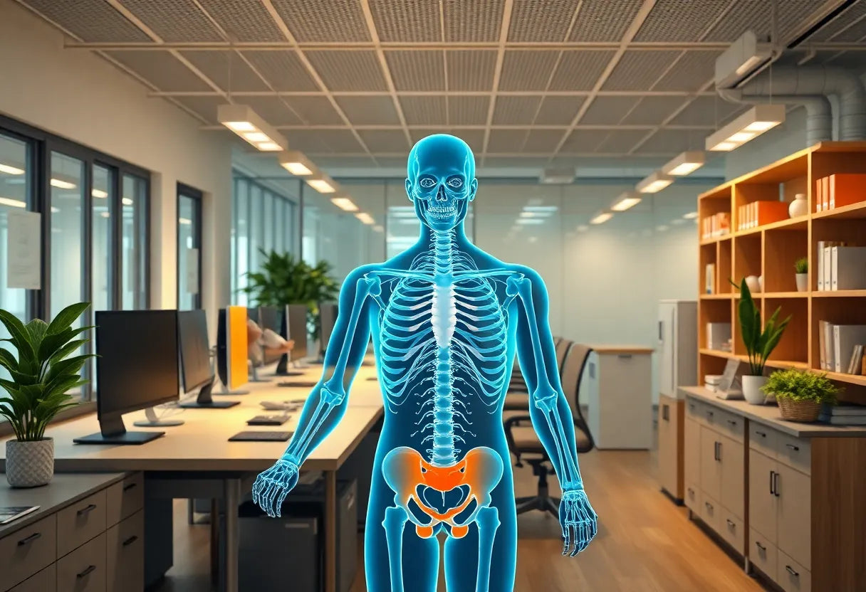 Maak van je werkplek een pijnvrije zone: ontdek de kracht van een ergonomische werkomgeving - Illustration
