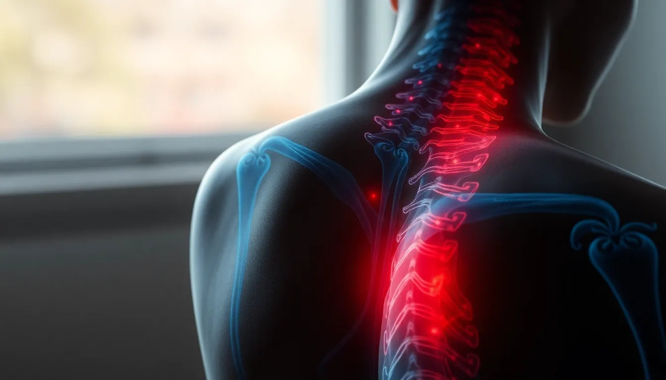 Wanneer rugpijn je wereld op zijn kop zet: ontdek de verborgen link met duizeligheid - Illustration