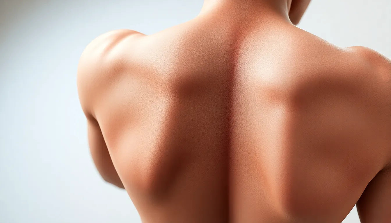 Van spierpijn tot alarmsignalen: ondt i venstre side af ryggen øverst ontleed - Illustration