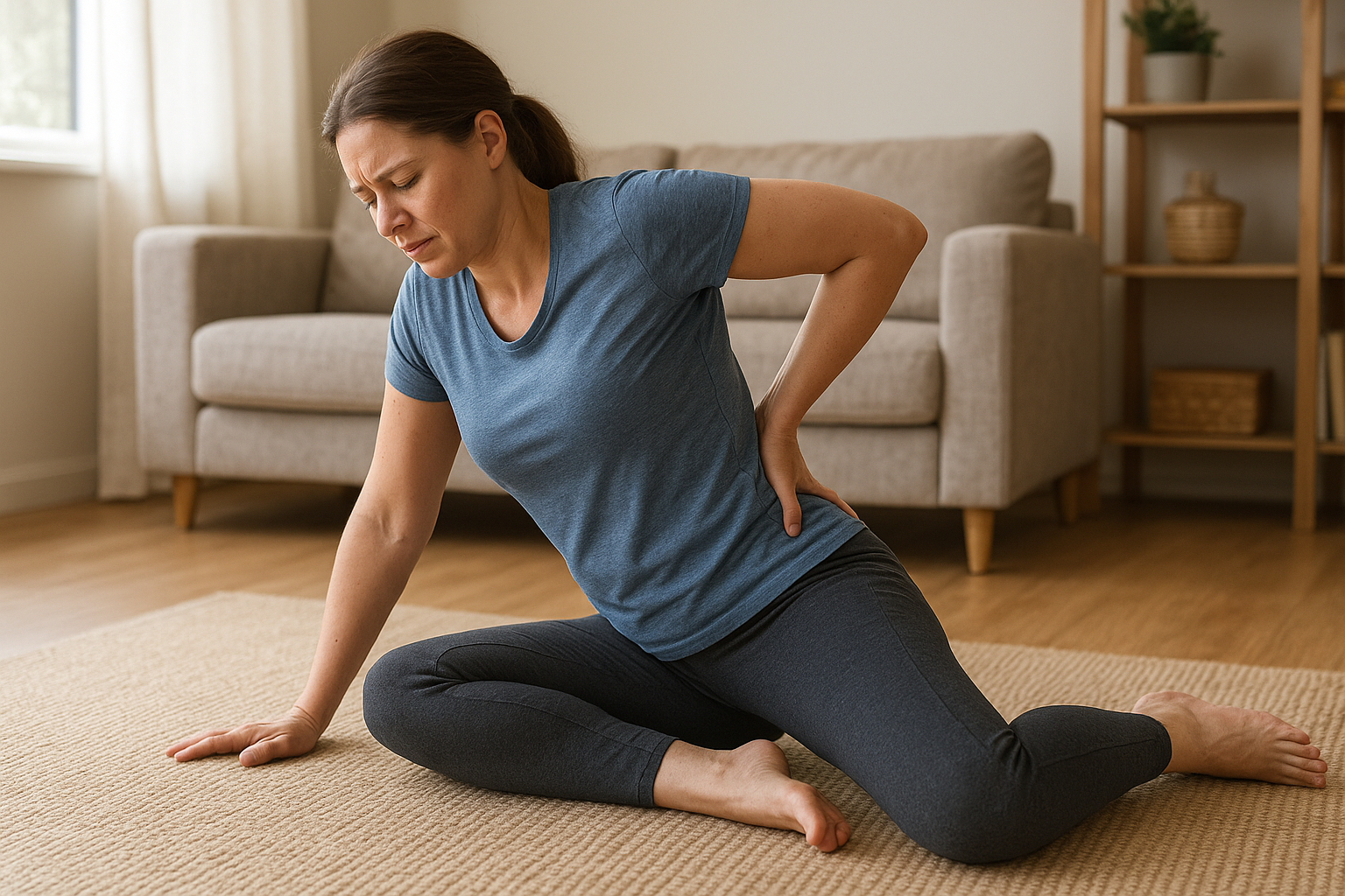 Oefenlezer: ontspan je onderrug met deze eenvoudige oefeningen - Illustration