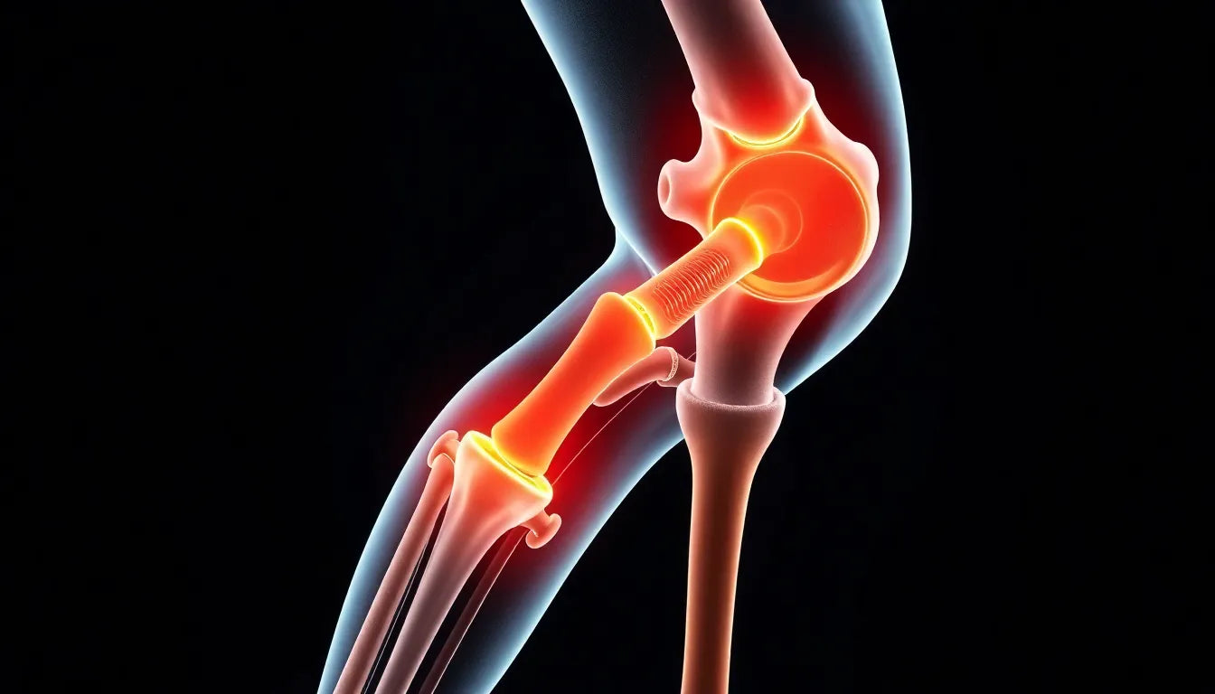 Loop zonder pijn: zeg vaarwel tegen ondt i siden af knæet ved løb - Illustration