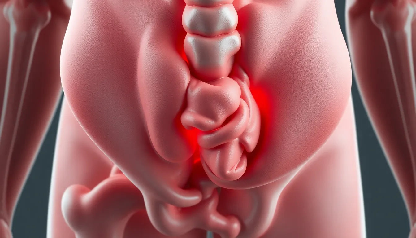 Herken je de signalen van een hernia? Ontdek de symptomen en wat je kunt doen! - Illustration