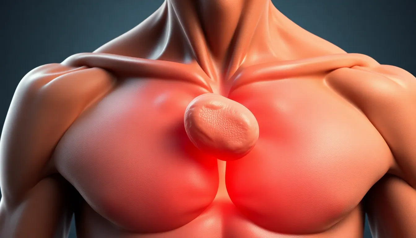 Doorbreek de pijn: herken thoracale hernia symptomen en vind verlichting - Illustration