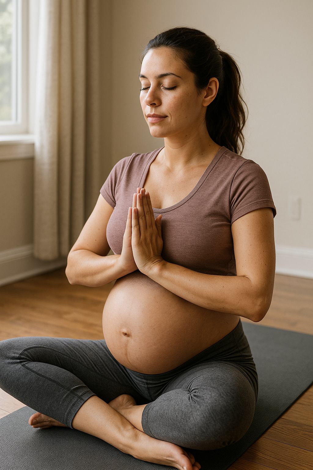 Versterk je zwangerschap met yoga: ontdek de voordelen voor lichaam en geest - Illustration