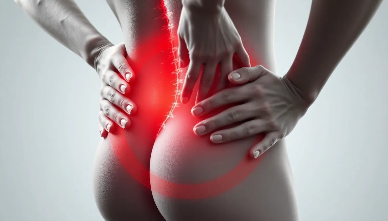 Ontdek de verzachtende kracht van massage sciatique voor verlichting van ischiaspijn - Illustration