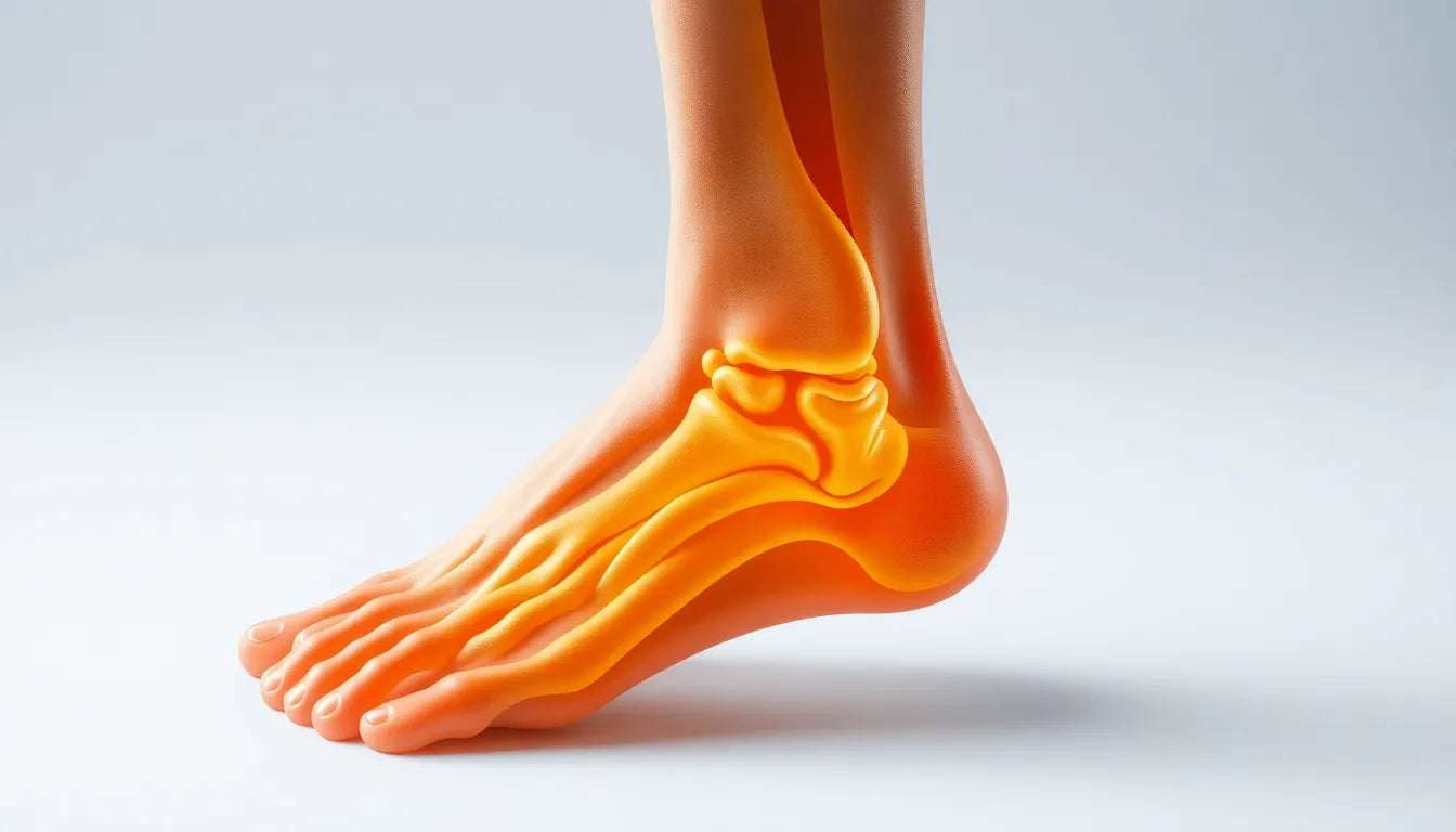 Ontdek de verborgen tekenen van arthrose du pied met foto's die spreken - Illustration