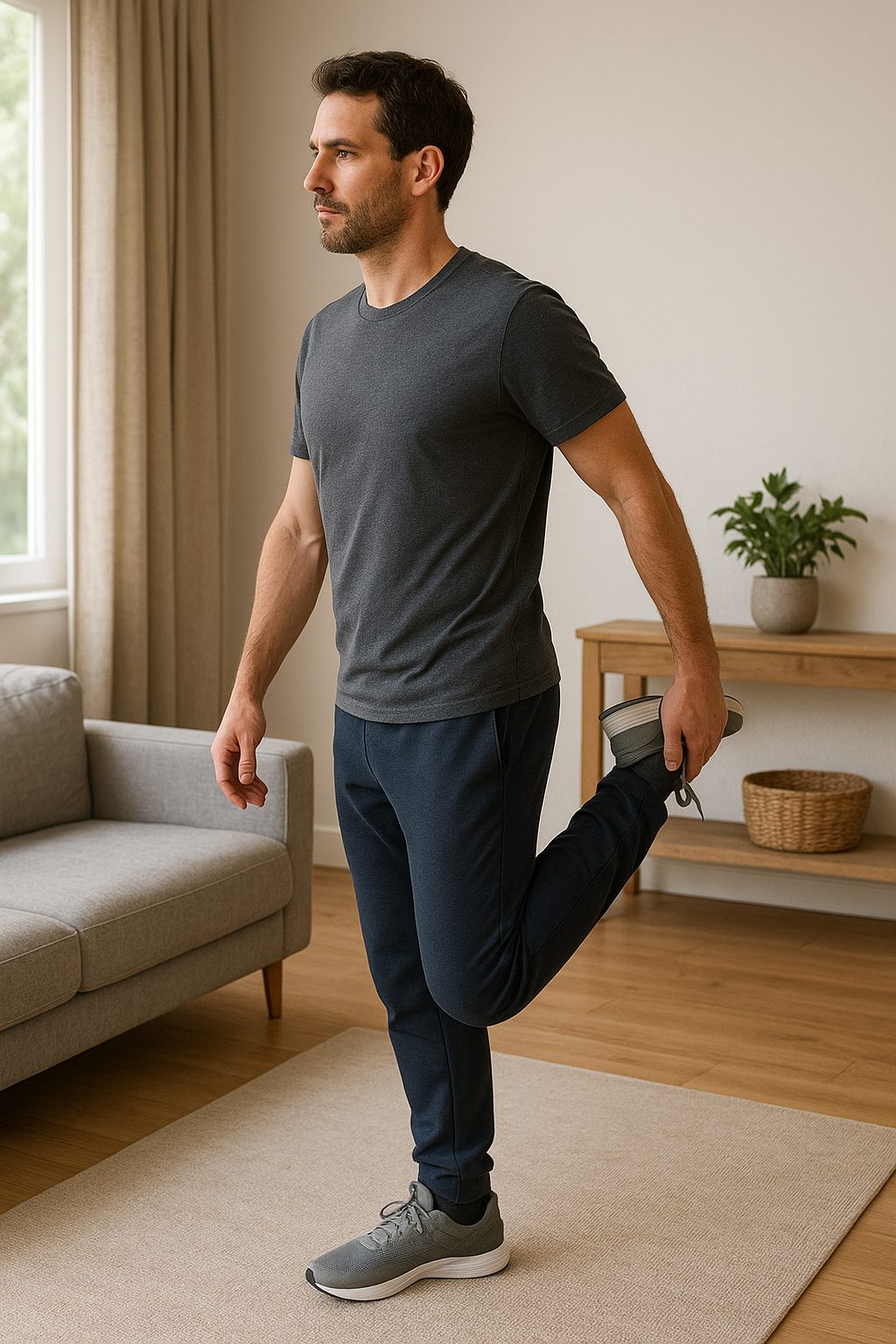 Verlicht ischiaspijn met staande oefeningen: de oefenlezer's gids - Illustration