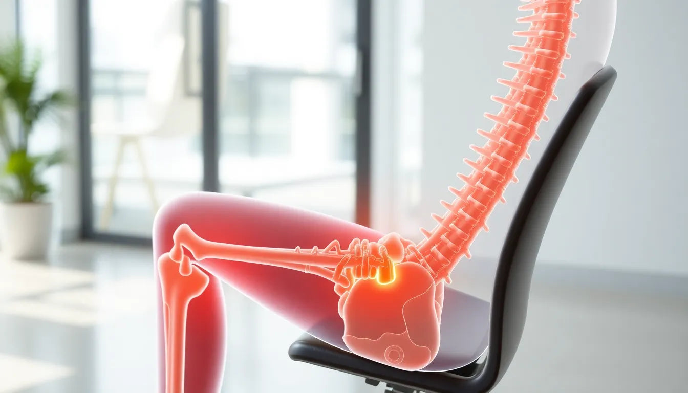 Vermijd deze houdingen om ischiaspijn te verzachten - Illustration