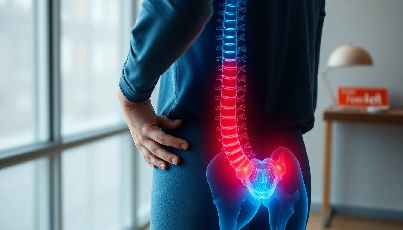 Verlicht rugpijn in het hart van Kopenhagen K - Illustration