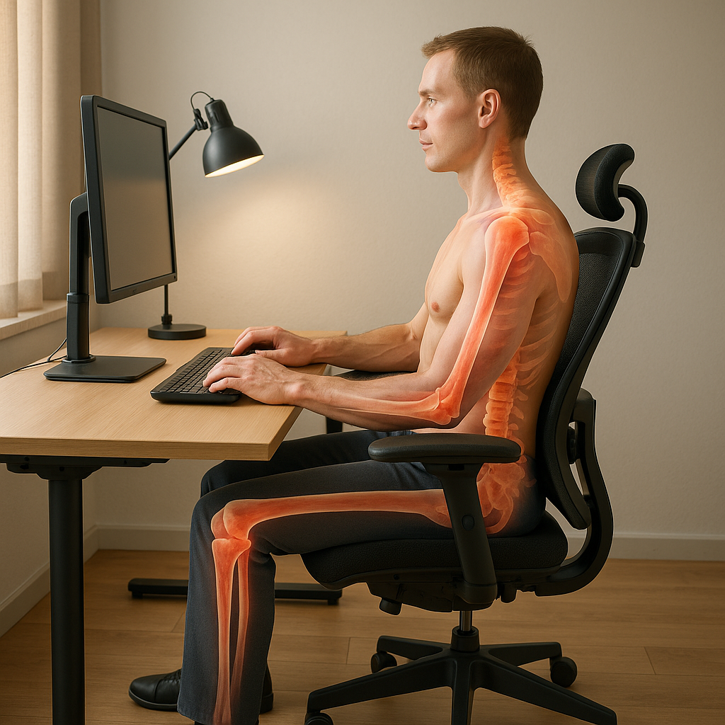 Creëer jouw ideale ergonomische werkplek en verhoog je welzijn - Illustration