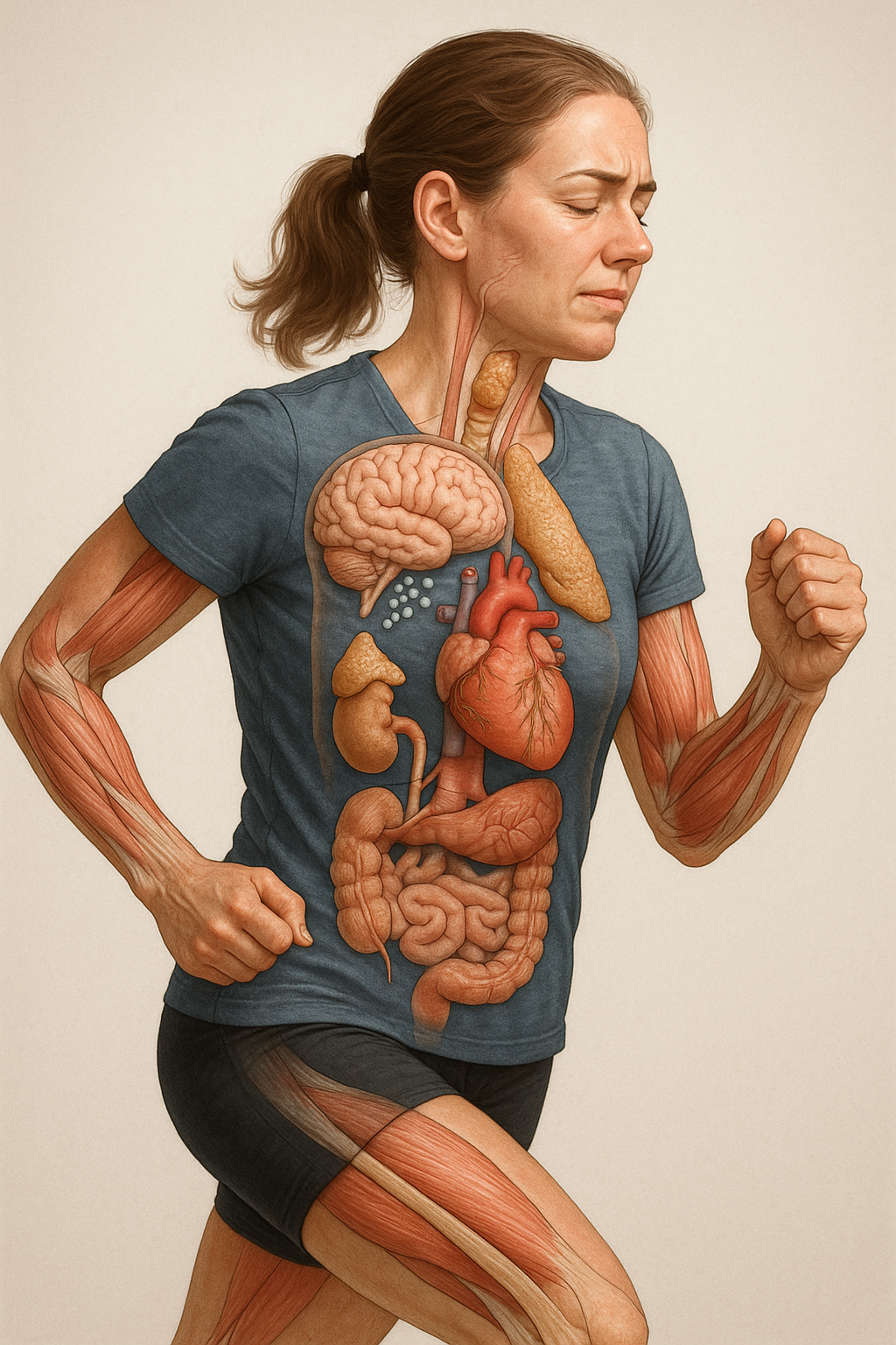 Bewegen als natuurlijke stressverlichter: ontdek de kracht van beweging voor je geestelijke welzijn - Illustration