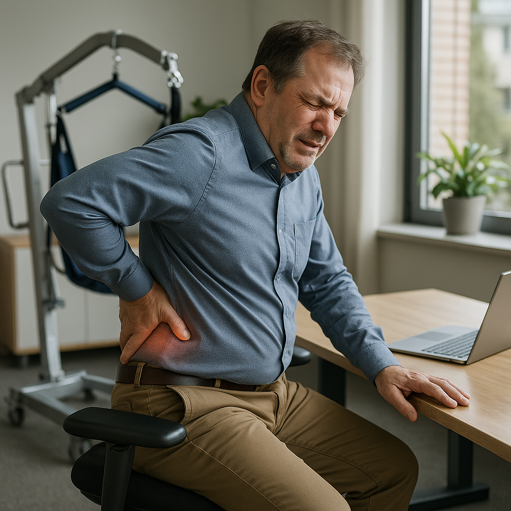 Verlicht je werkdag: ergonomische oplossingen bij arthrose in de onderrug - Illustration