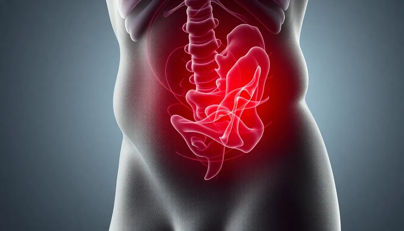 Wanneer pijn in de rechterzijde van rug en buik meer is dan een ongemak - Illustration