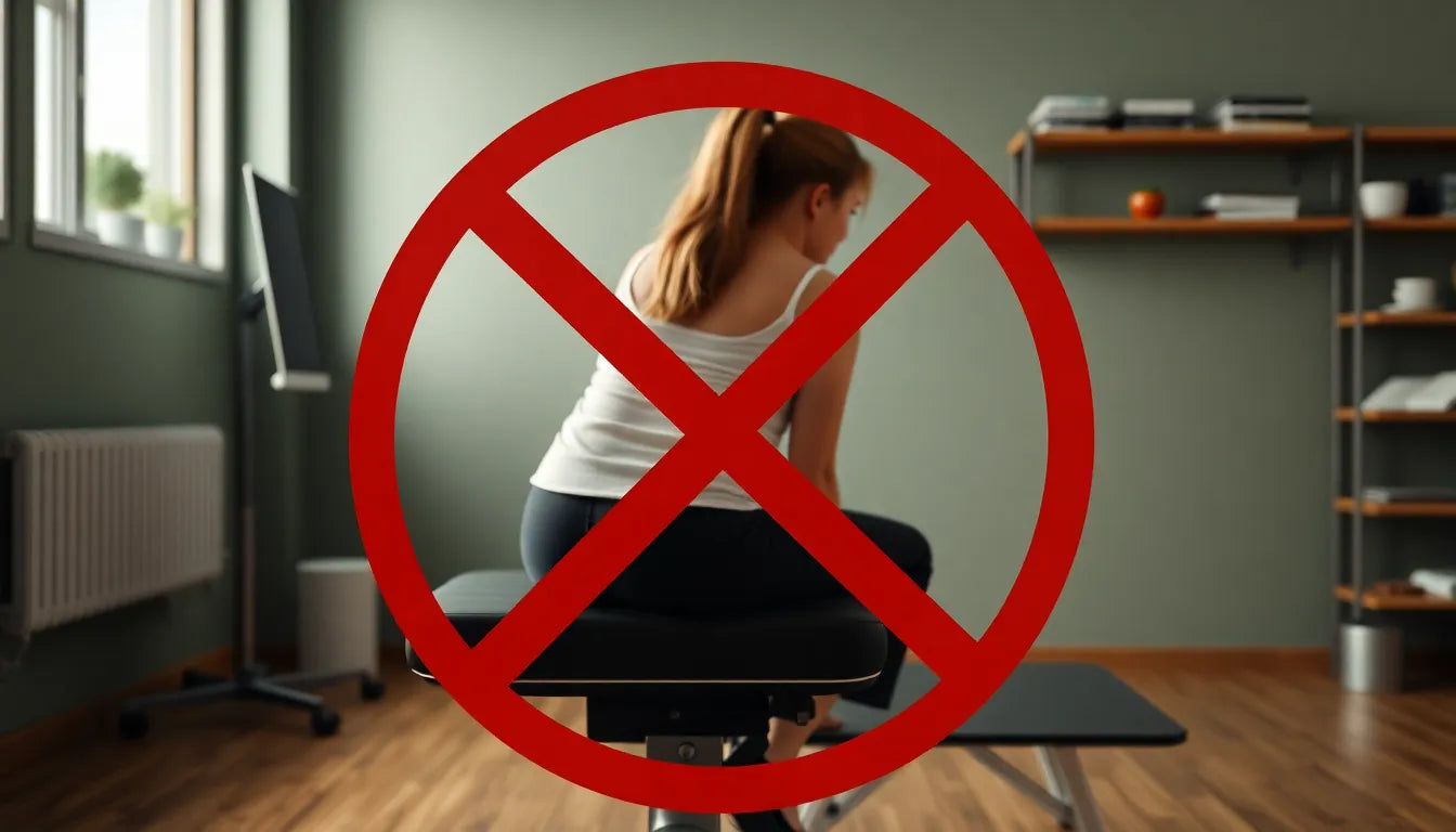 Oefenlezer ontdekt de kracht van bekkenbodemtraining met een ergonomisch kussen - Illustration