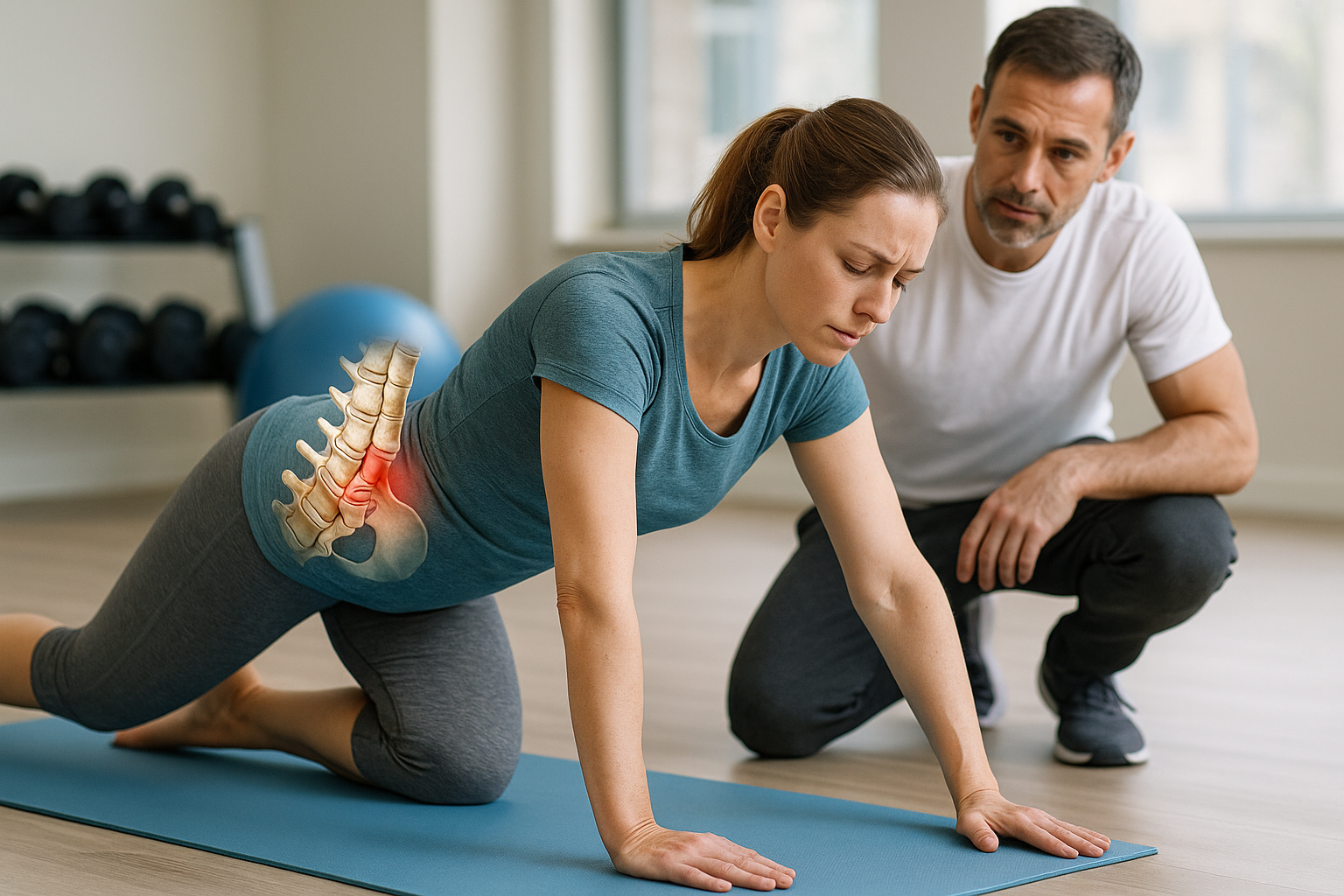 Bevrijd je rug: effectieve fitnessoefeningen voor hernia-herstel - Illustration