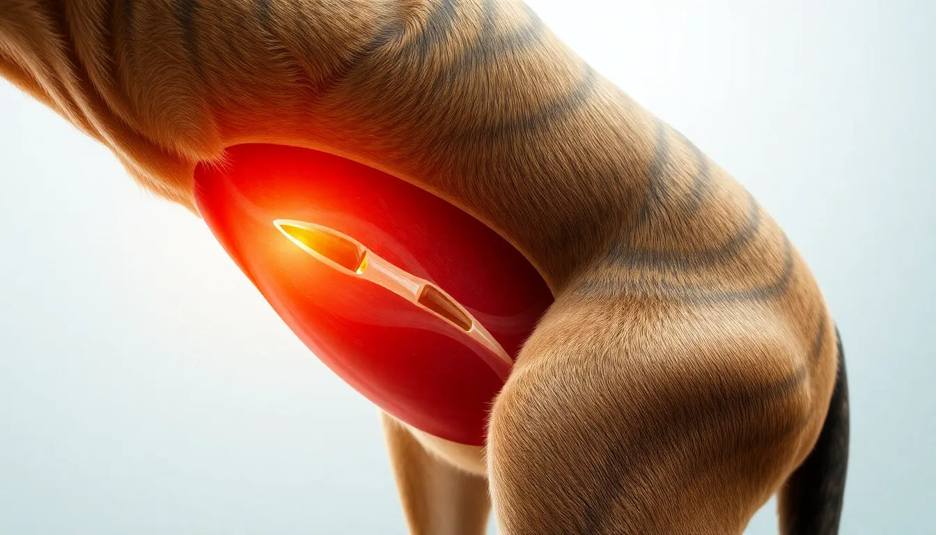 Herken de stille signalen: hernia hond symptomen die je niet mag negeren - Illustration