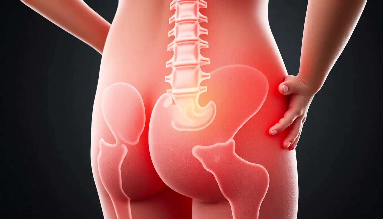 Verlicht de pijn van sciatique tijdens de zwangerschap met deze tips - Illustration