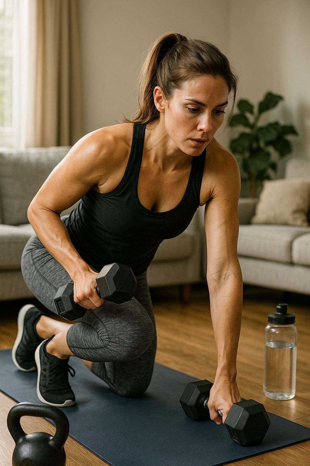 Ontdek de kracht van een goede workout voor thuis - Illustration