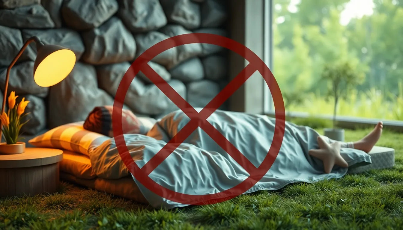 Slapen op de grond: een onverwachte oplossing voor rugpijn? - Illustration