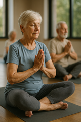 Yoga voor ouderen: soepel, ontspannen en in balans blijven