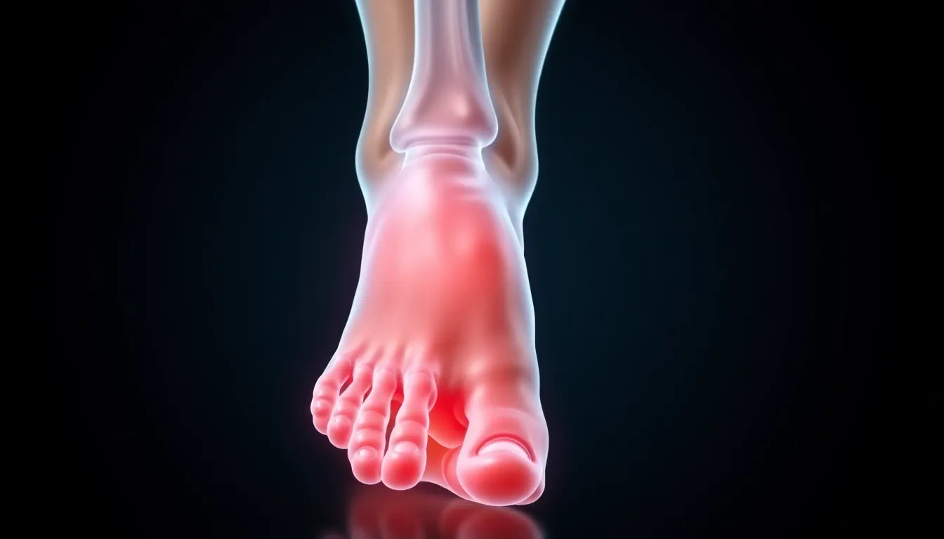 Verlicht de pijn onder de bal van je voet en herontdek comfort - Illustration