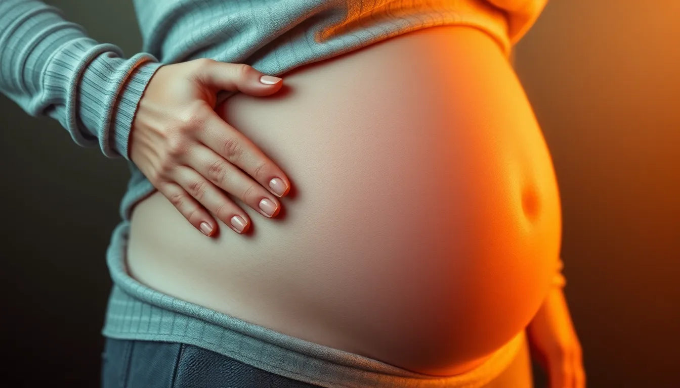 Gravid ondt i ryggen: verlichting voor aanstaande moeders - Illustration