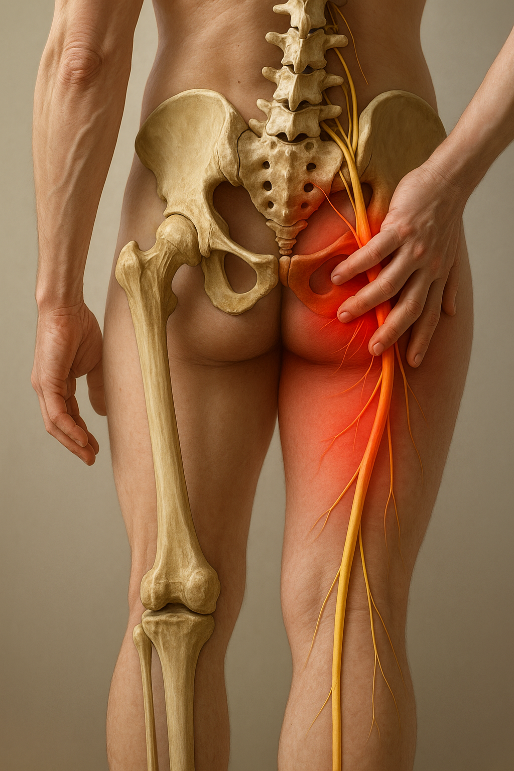 Herstel je sciatica sneller: ontdek de weg naar verlichting en genezing - Illustration