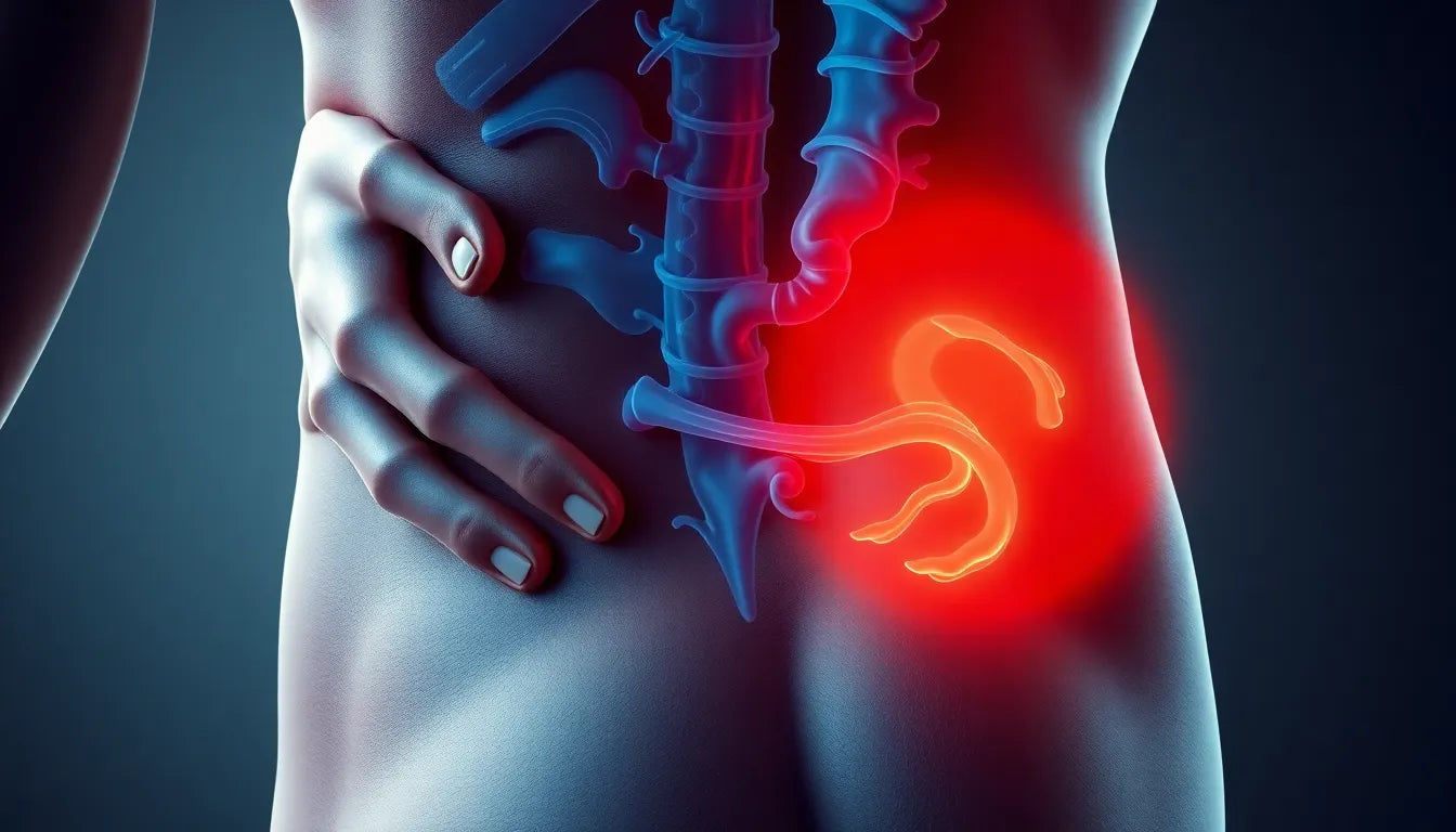 Ontdek de verrassende link tussen forstoppelse en rugpijn en vind verlichting - Illustration