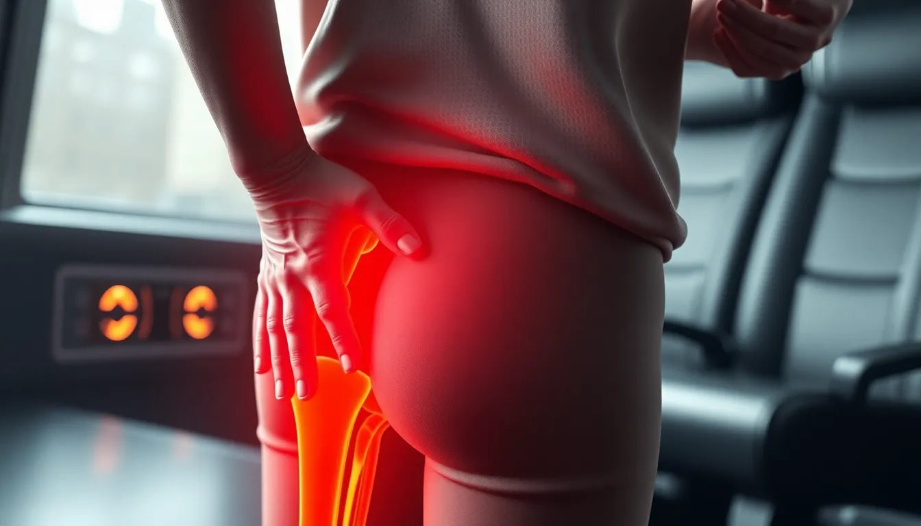 Har mega ondt i lænden i balle? Ontdek hoe je de pijn kunt verlichten! - Illustration