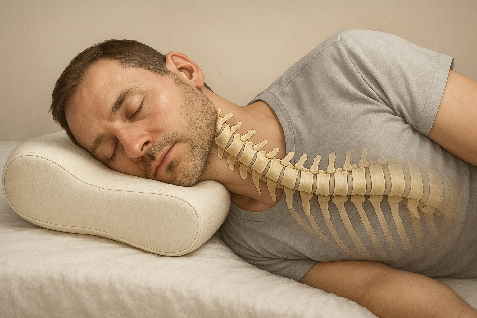 Ervaar ultiem comfort met het perfecte ergonomisch kussen - Illustration