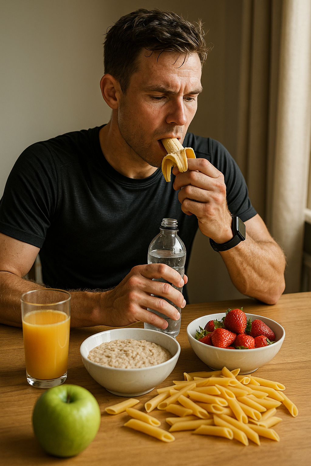 Hardlopen en voeding: de ultieme gids voor energieke runs en snel herstel - Illustration
