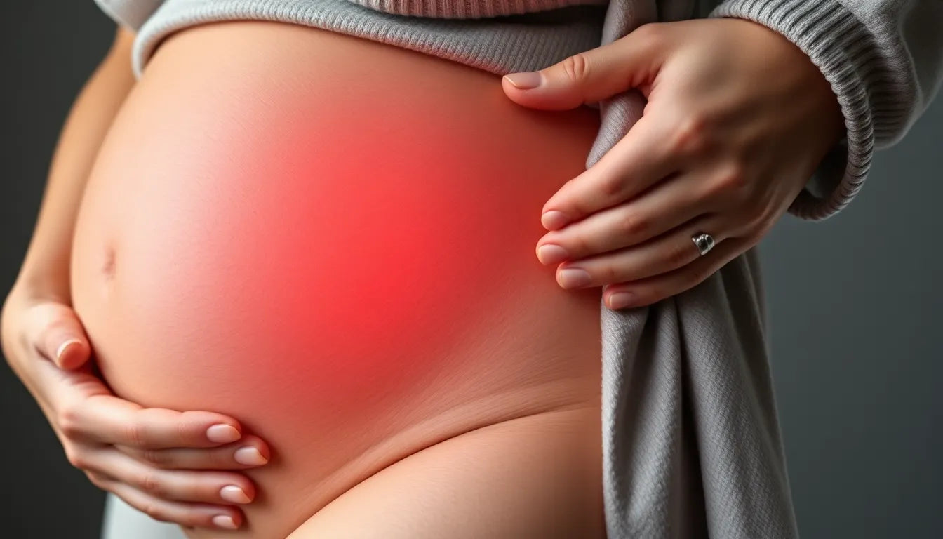 Van hormonale veranderingen tot verlichting: hoe je omgaat met meget ondt i lænden gravid - Illustration