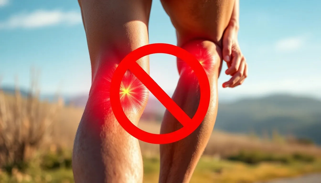 Kniepijn na hardlopen: ontdek de oorzaken en oplossingen voor een pijnvrij parcours - Illustration