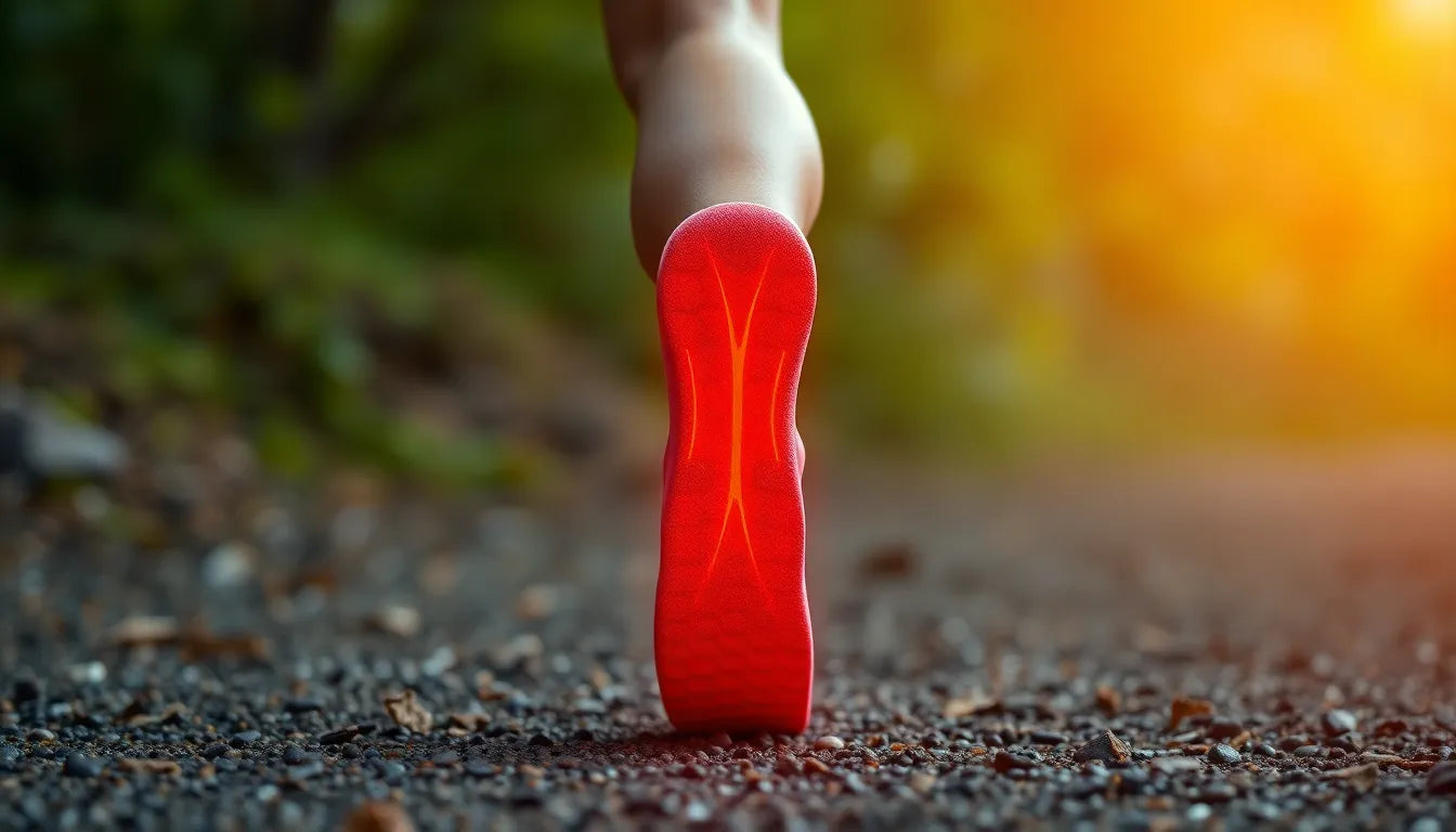 Verlicht hielspoor met deze oefenlezer's gids voor pijnvrije voeten - Illustration