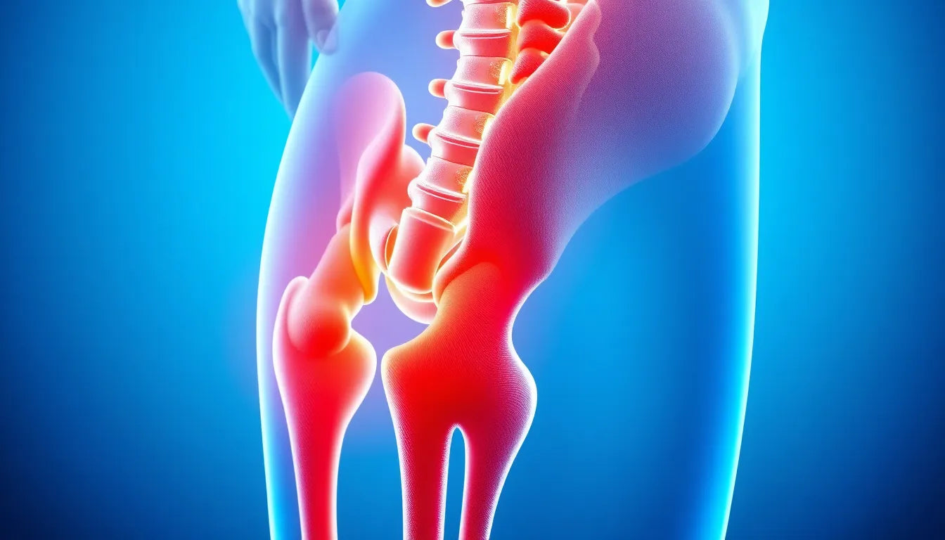 Verlicht je pijn: ontdek effectieve oplossingen voor sciatique fessier - Illustration