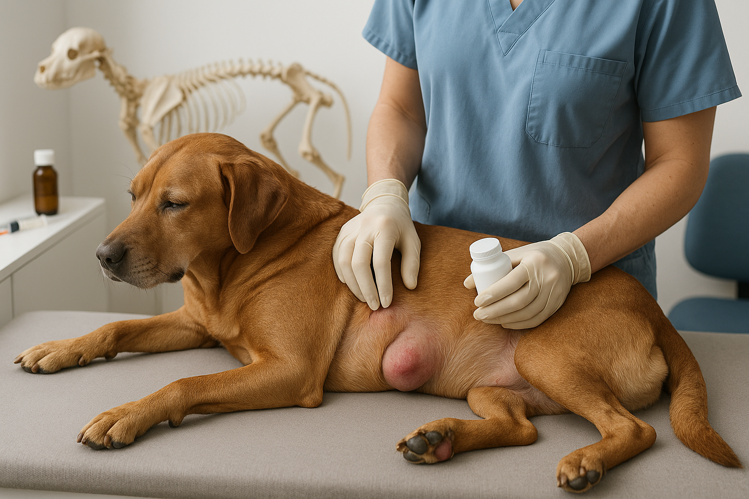 Zorg voor je hond: medicatie bij hernia uitgelegd - Illustration