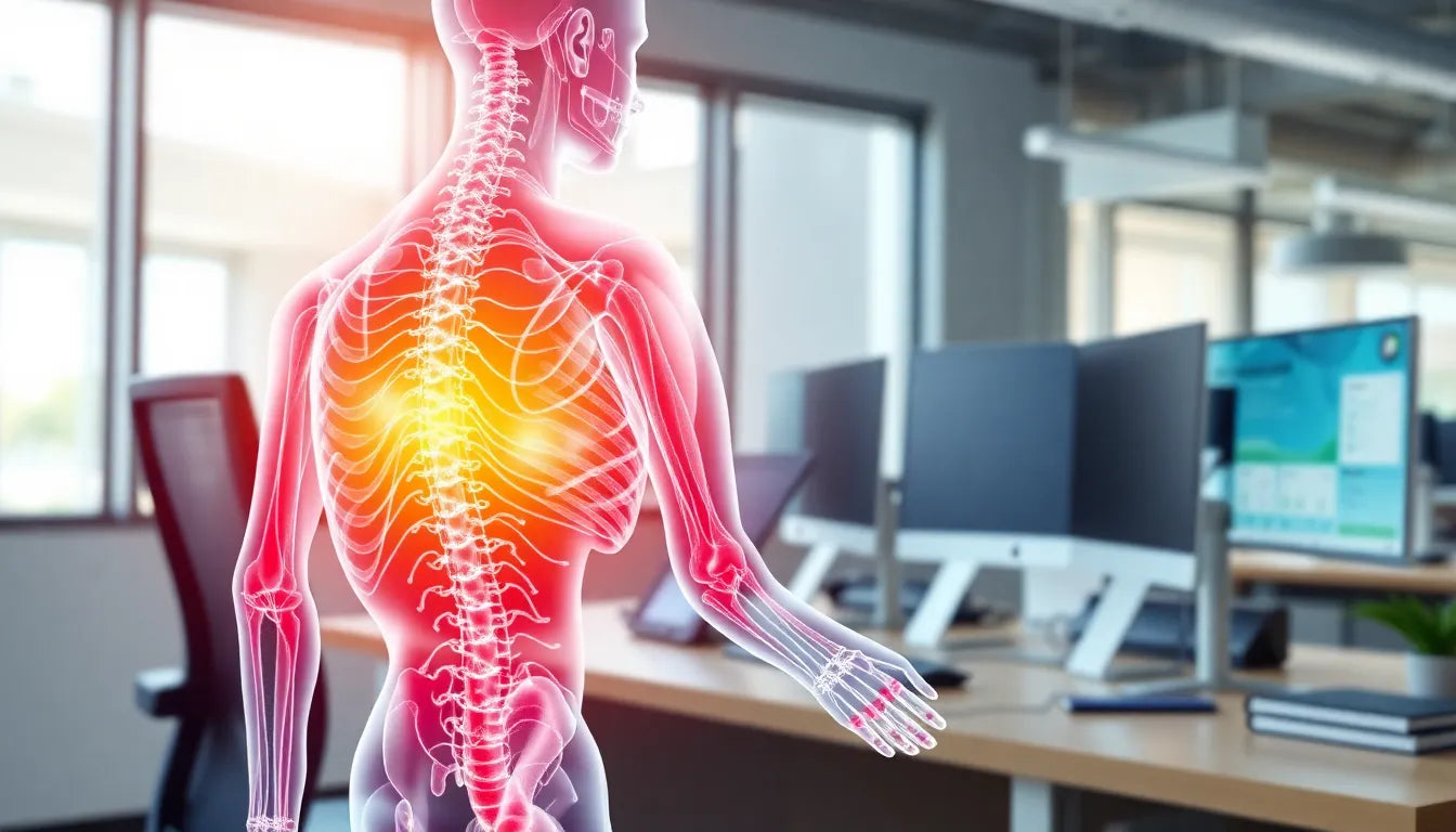 Ergonomie au bureau: Werk Slimmer, Niet Harder - Illustration