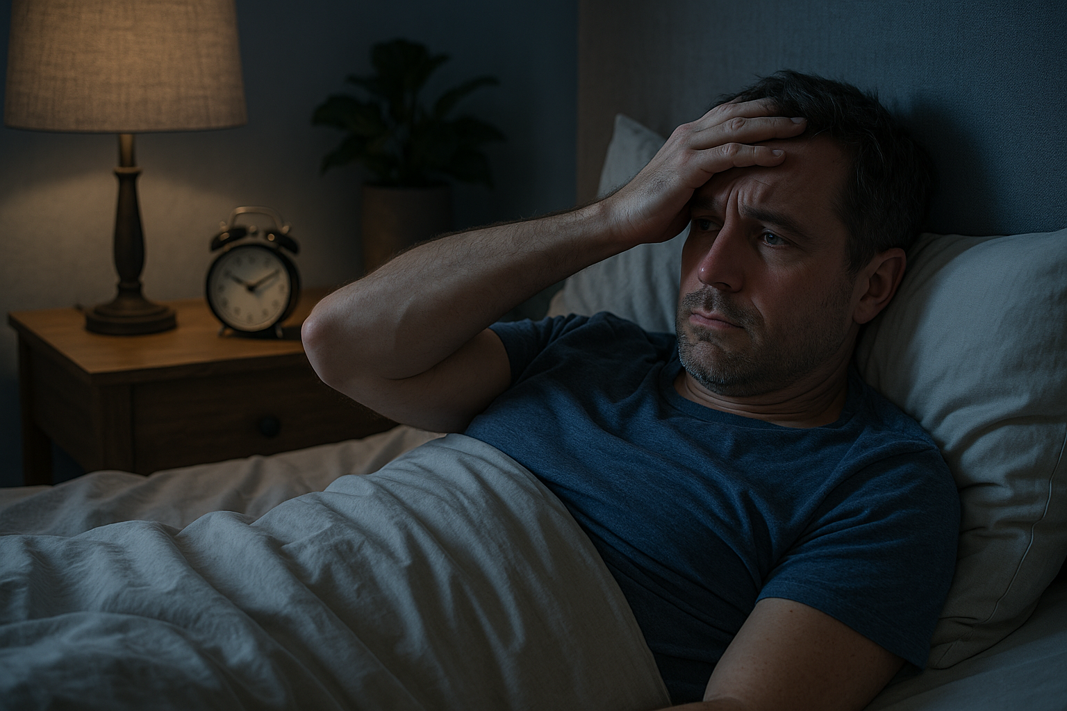 Rustige nachten: hoe je 's nachts wakker worden kunt voorkomen en weer in slaap kunt vallen - Illustration
