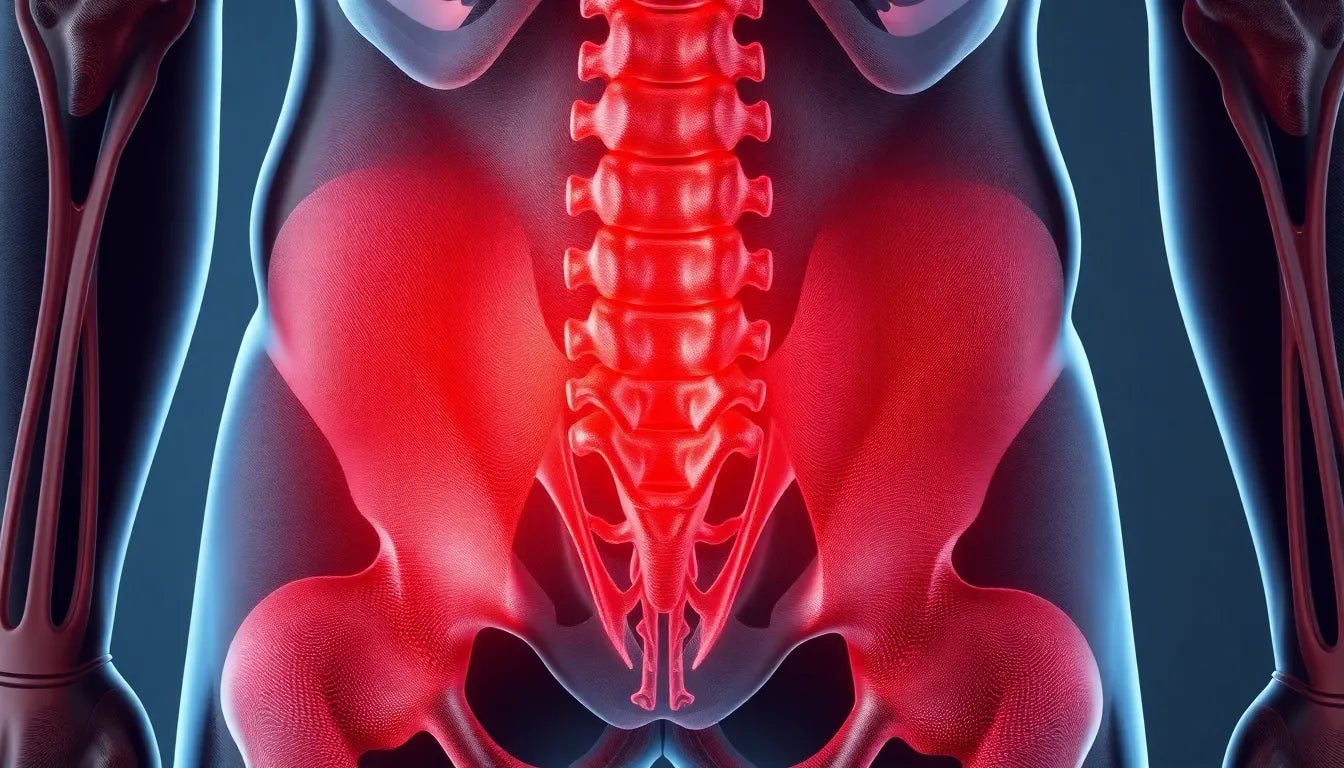 Ontsnap aan de pijn: ontdek oplossingen voor een beklemde heupzenuw in je rechterbeen - Illustration