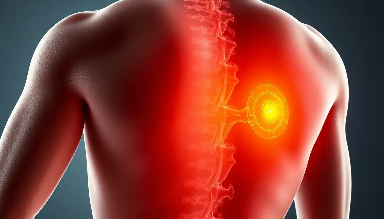 Adem vrij: zeg vaarwel tegen rugpijn bij diepe ademhaling - Illustration