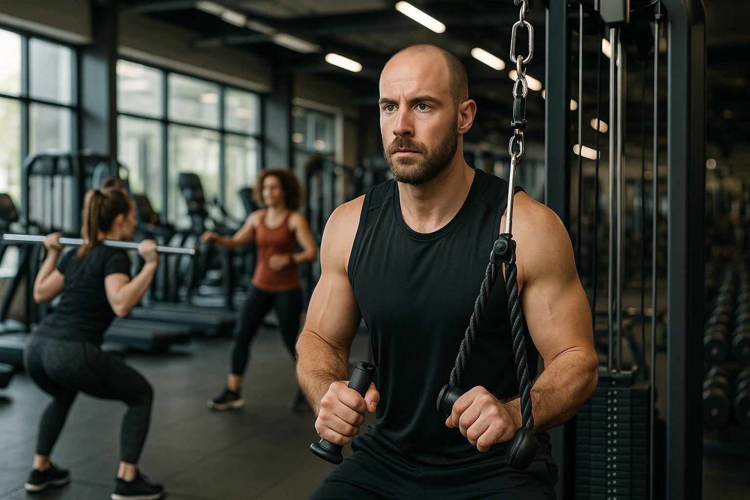 De sportschool: jouw springplank naar een gezondere levensstijl - Illustration