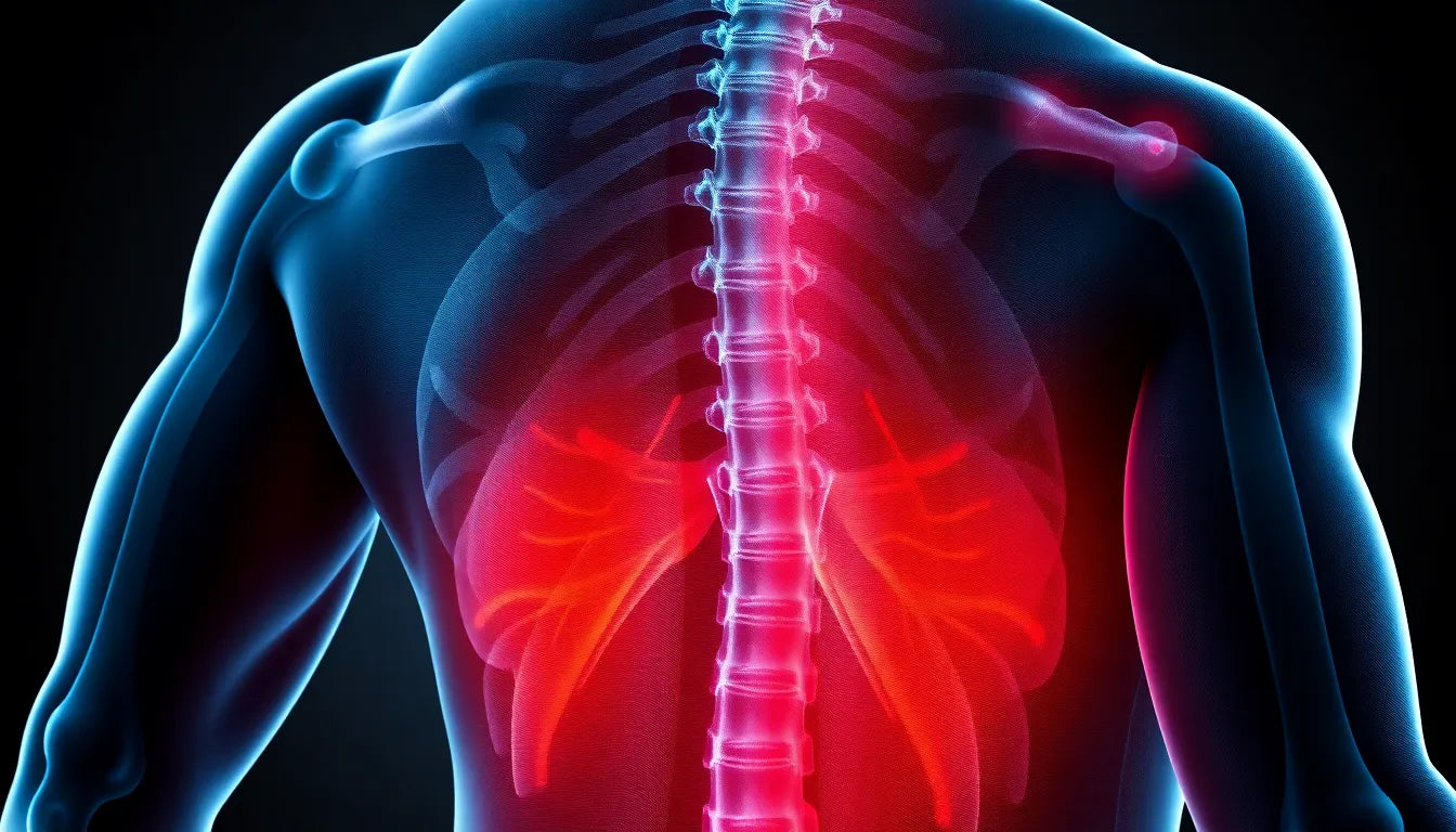 Ontdek de verborgen oorzaken van ondt i lænden venstre side en vind verlichting vandaag - Illustration